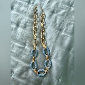 Park Lane Splash Necklace with  Blue Crystal